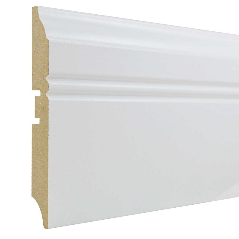 Плинтус Белый Smartprofile Paint (100 х 16) 100H фото 1 — ПетроПол