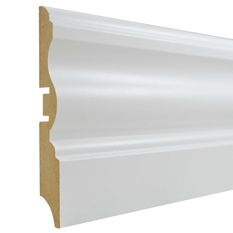 Плинтус Белый Smartprofile Paint (100 х 16) 100L фото 1 — ПетроПол