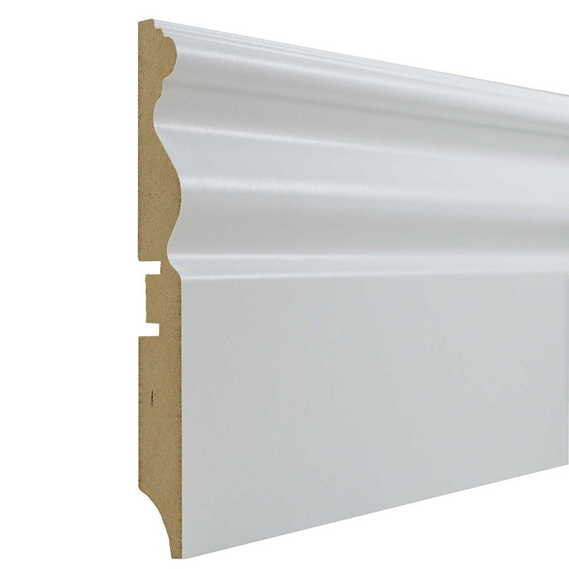 Плинтус Белый Smartprofile Paint (110 х 16) 110G фото 1 — ПетроПол