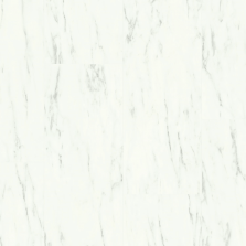  Плитка ПВХ Quick-Step Ambient Click AMCL 40136 Мрамор каррарский белый — ПетроПол