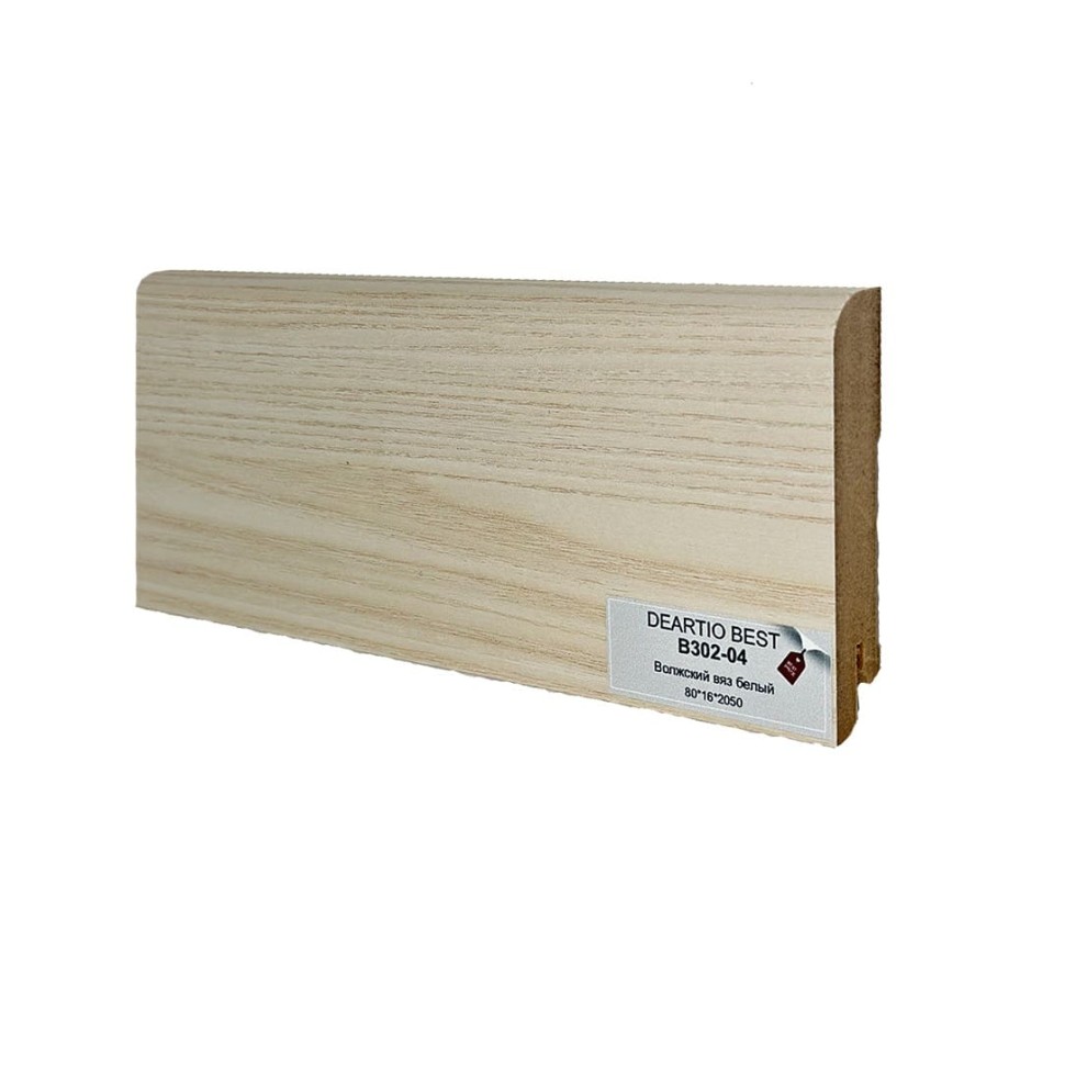 Плинтус Deartio МДФ  B302-04 Волжский вяз белый фото 1 — ПетроПол Плинтус Deartio МДФ  B302-04 Волжский вяз белый фото 1 — ПетроПол