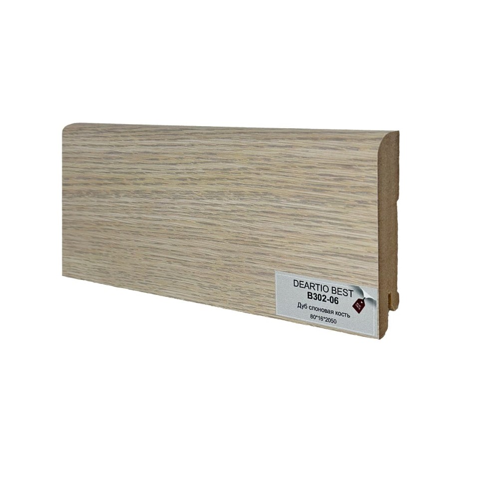 Плинтус Deartio МДФ B302-06 Дуб слоновая кость фото 1 — ПетроПол Плинтус Deartio МДФ B302-06 Дуб слоновая кость фото 1 — ПетроПол