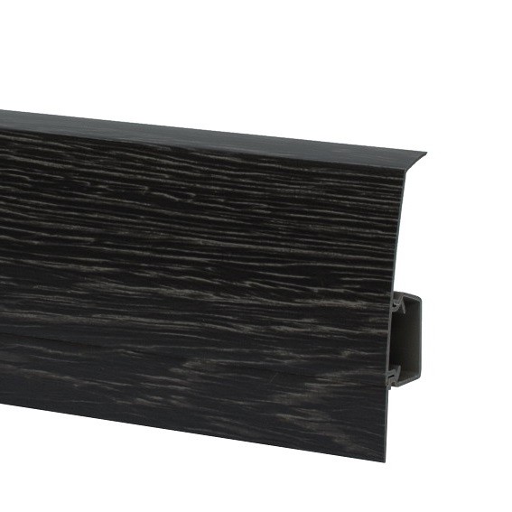 Плинтус пластиковый NG80 Дуб Паленый фото 1 — ПетроПол