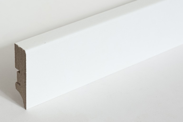 Плинтус МДФ Белый Smartprofile 58 х 16 фото 1 — ПетроПол