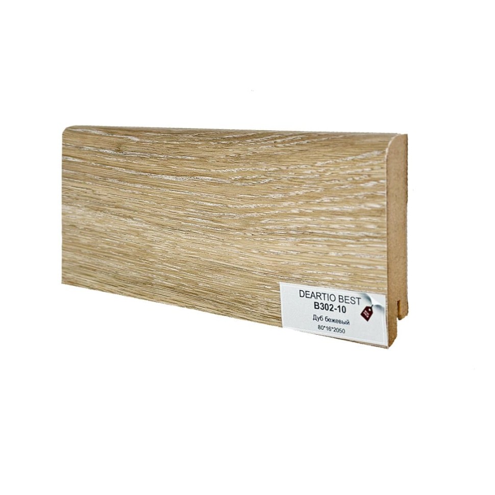 Плинтус Deartio МДФ B302-10 Дуб бежевый фото 1 — ПетроПол Плинтус Deartio МДФ B302-10 Дуб бежевый фото 1 — ПетроПол