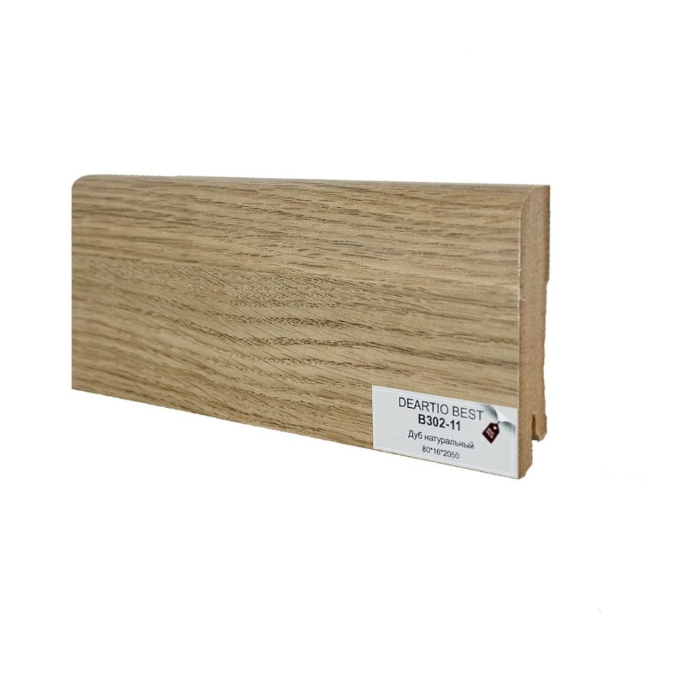Плинтус Deartio МДФ B302-11 Дуб натуральный фото 1 — ПетроПол Плинтус Deartio МДФ B302-11 Дуб натуральный фото 1 — ПетроПол