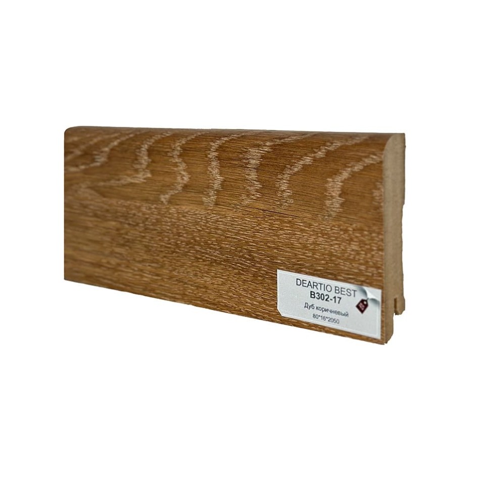 Плинтус Deartio МДФ B302-17 Дуб коричневый фото 1 — ПетроПол Плинтус Deartio МДФ B302-17 Дуб коричневый фото 1 — ПетроПол