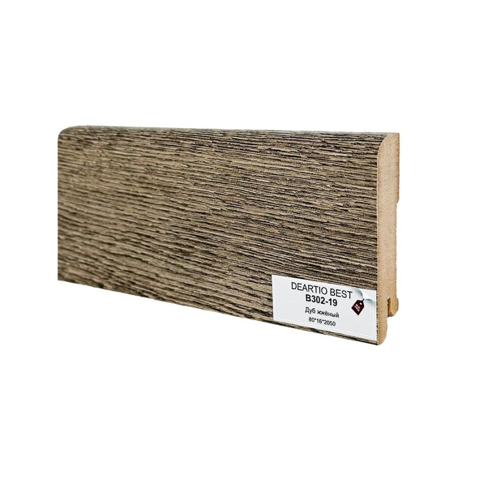 Плинтус Deartio МДФ B302-19 Дуб жженый фото 1 — ПетроПол Плинтус Deartio МДФ B302-19 Дуб жженый фото 1 — ПетроПол