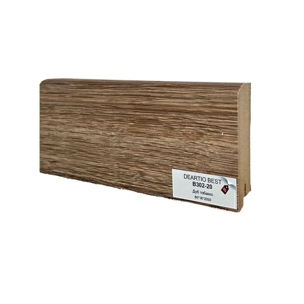 Плинтус Deartio МДФ B302-20 Дуб тобакко фото 1 — ПетроПол Плинтус Deartio МДФ B302-20 Дуб тобакко фото 1 — ПетроПол