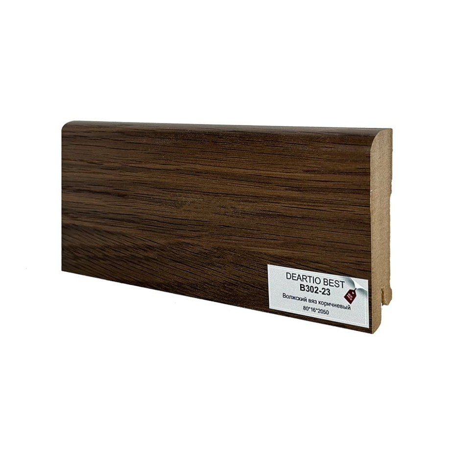 Плинтус Deartio МДФ B302-23 Волжский вяз коричневый фото 1 — ПетроПол