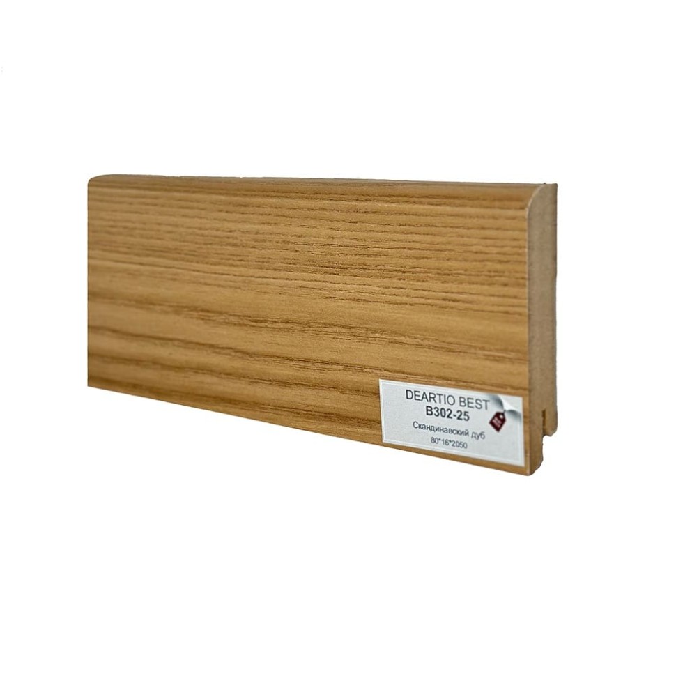 Плинтус Deartio МДФ B302-25 Скандинавский дуб фото 1 — ПетроПол Плинтус Deartio МДФ B302-25 Скандинавский дуб фото 1 — ПетроПол