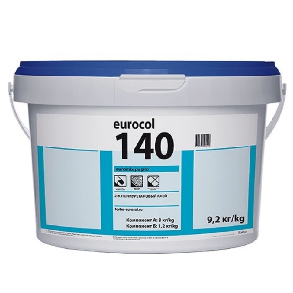 Клей Euromix 140 2-компонентный полиуретановый (9,2 кг) фото 1 — ПетроПол