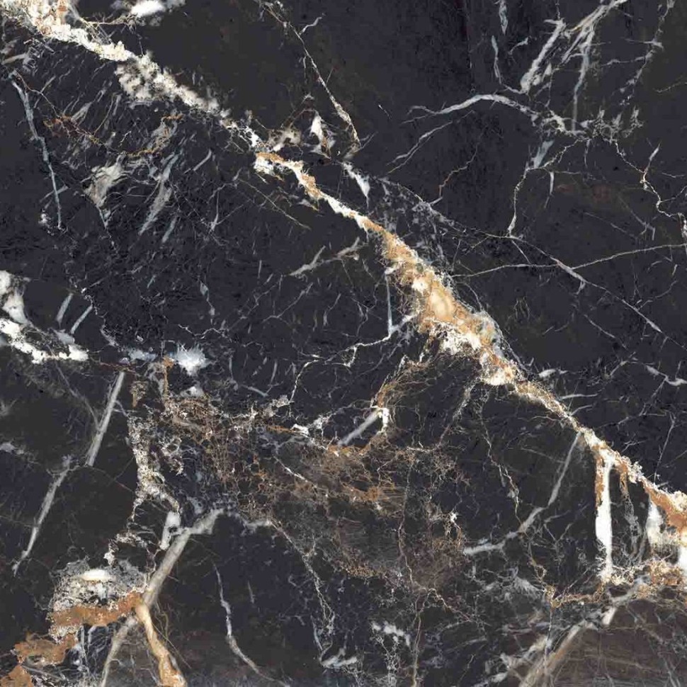 Керамогранит NTCeramic Marmo NTT99529P Black Lamos High Gloss (60х120 см) фото 1 — ПетроПол