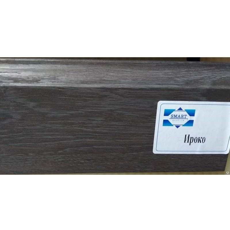 Плинтус МДФ Color Ироко фото 1 &mdash; ПетроПол