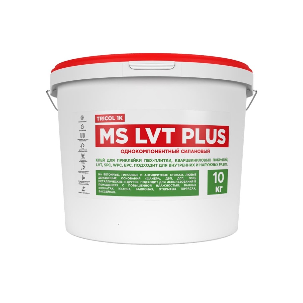 Клей Tricol 1K MS LVT Plus (5 кг) фото 1 &mdash; ПетроПол