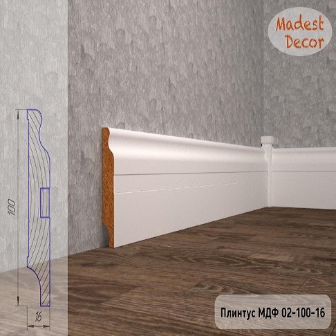 Плинтус МДФ 02-100-16 фото 1 — ПетроПол