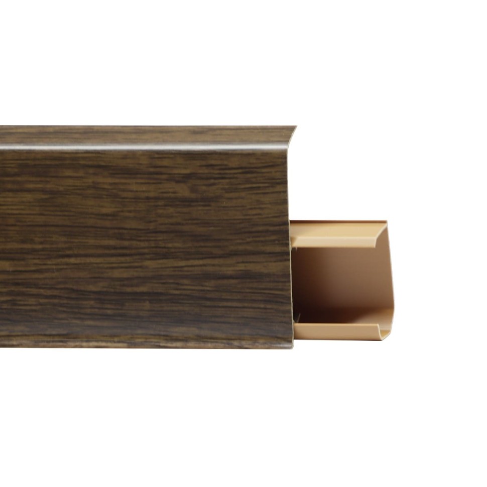 Плинтус ПВХ пластиковый 713 Дуб Корфу фото 1 — ПетроПол