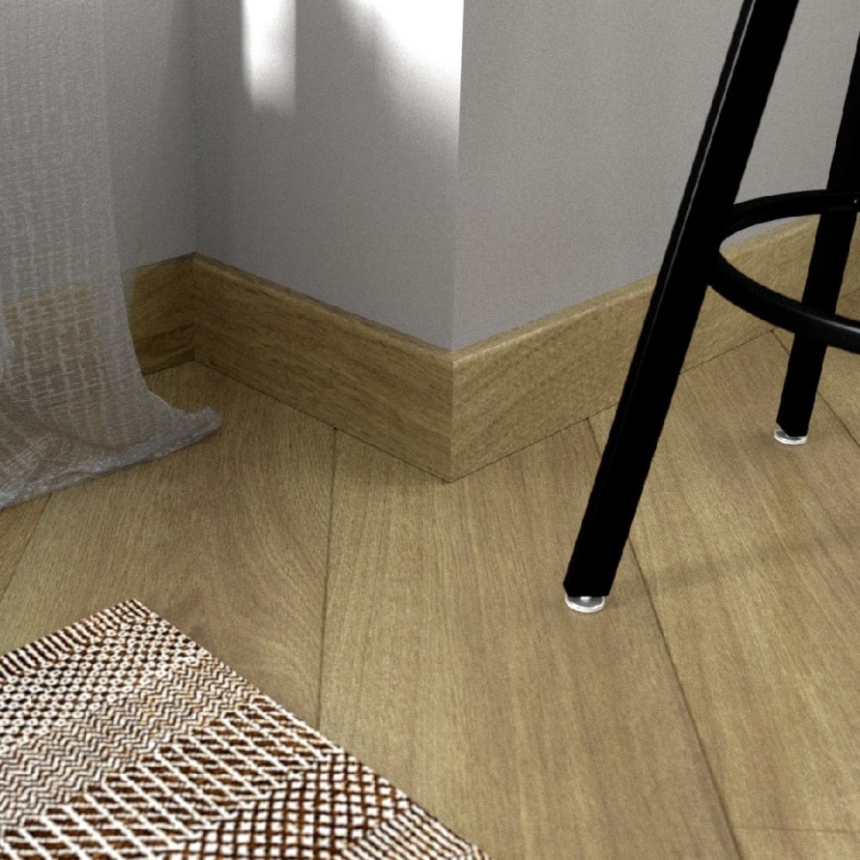 Плинтус FineFloor 1508 / 1408 Дуб Квебек фото 1 — ПетроПол