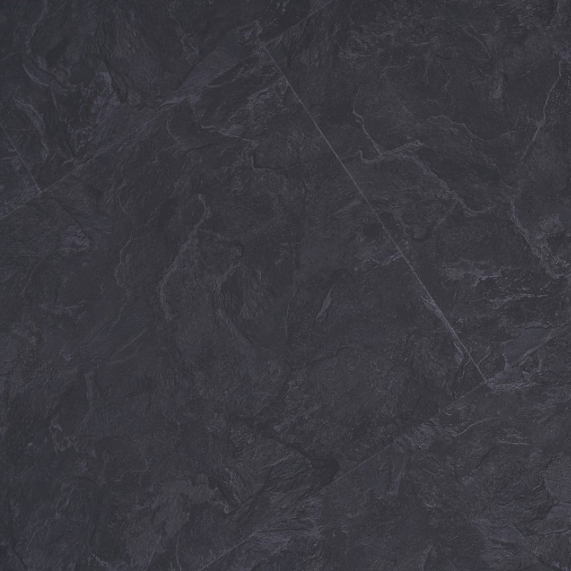 Плитка ПВХ Vinilam Ceramo 61607 Сланцевый Чёрный фото 1 — ПетроПол