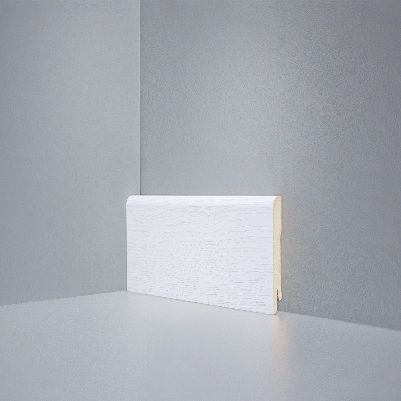 Плинтус Deartio МДФ Дуб Бело-серый (80х16х2050) B202-04 фото 1 — ПетроПол