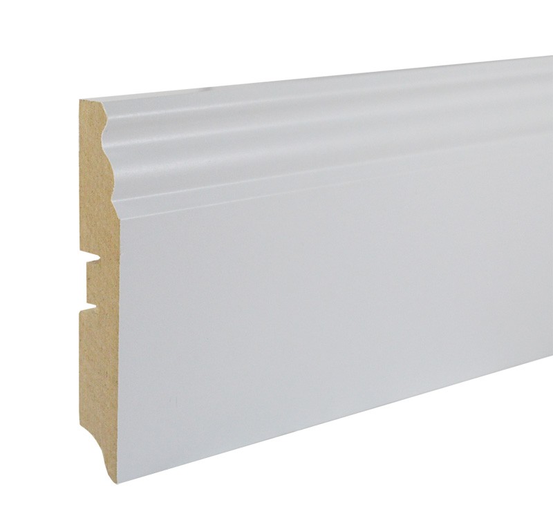 Плинтус Белый Smartprofile Paint (100 х 16) 100E фото 1 — ПетроПол