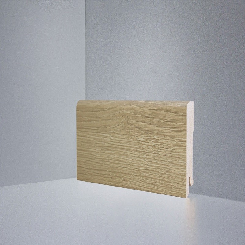 Плинтус Deartio МДФ Дуб натур браш (80х16х2050) B202-09 фото 1 — ПетроПол