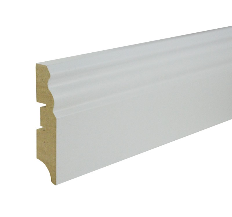 Плинтус Белый Smartprofile Paint (70 х 16) 70E фото 1 — ПетроПол
