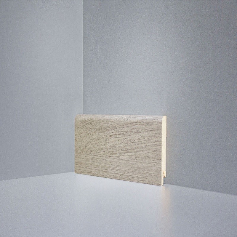 Плинтус Deartio МДФ Дуб Саббия (80х16х2050) B202-18 фото 1 — ПетроПол