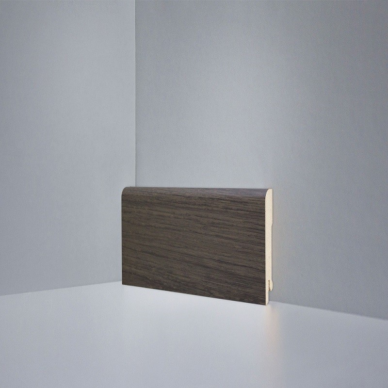 Плинтус Deartio МДФ Дуб Табак (80х16х2050) B202-22 фото 1 — ПетроПол