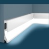 Плинтус для скрытого освещения Cosca Decor PX033 | Санкт-Петербург